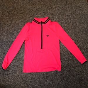 PINK Victoria’s Secret Quarter-zip Pullover Size M